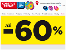 Tablet Screenshot of koberce-trend.sk